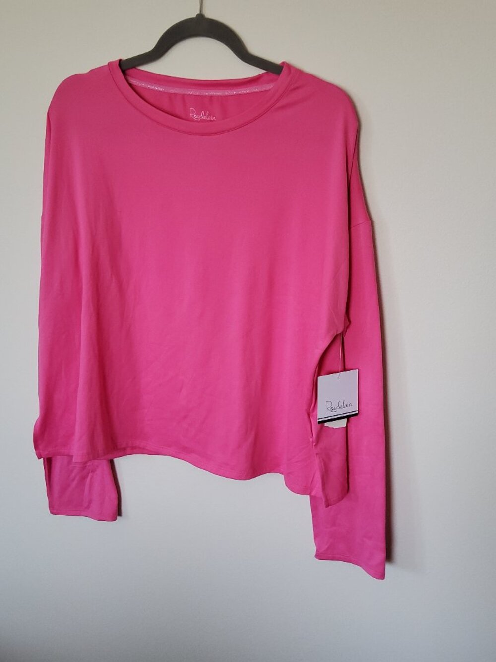 Pink Long Sleeve top size XXL brand Roudelain NWT